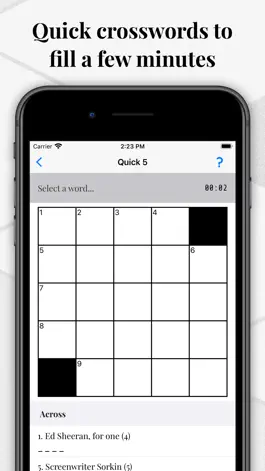 Game screenshot OneDown - Crossword Puzzles apk