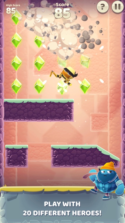Canyon Crash: Fall Down screenshot-3