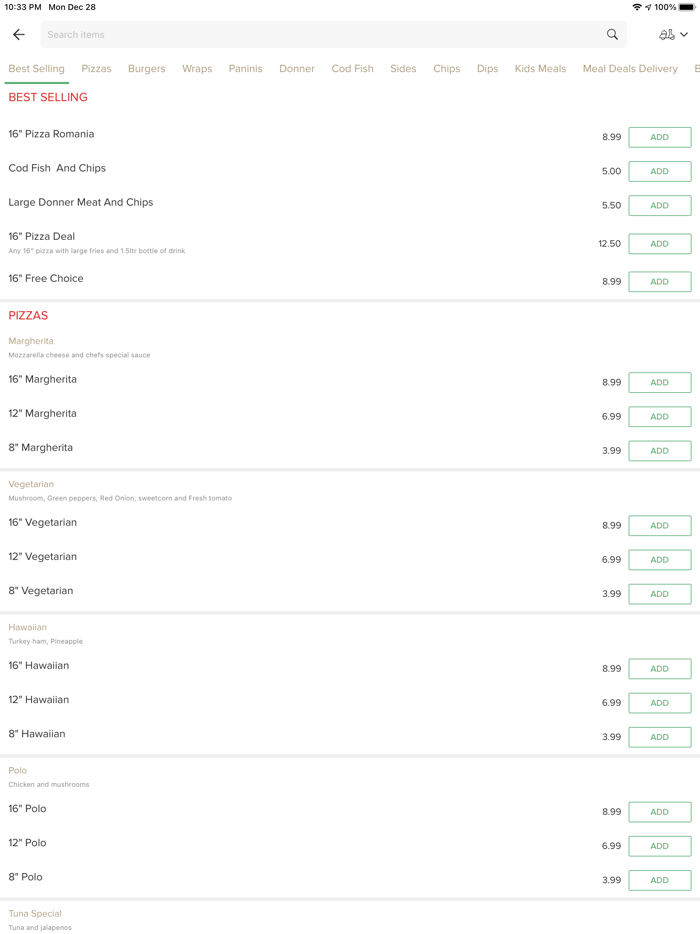 Jimmys Fast Food B8 2HQ