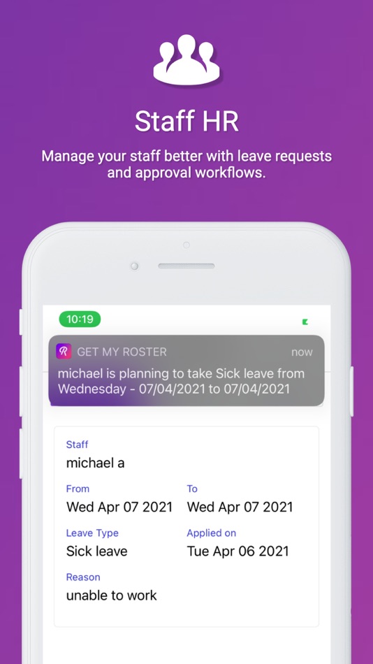 #6. Get My Roster - Shift Planner (iOS) 게시자: Naveen Yedugani