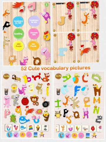 Decorate Alphabets iPad screenshot