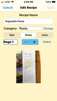 justmyrecipes iphone screenshot 4