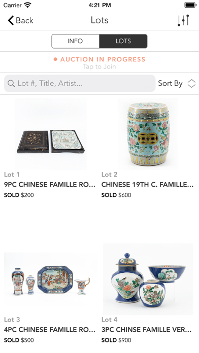 Ahlers & Ogletree Auctions Screenshot