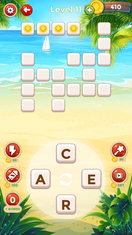 Beach Word Puzzle