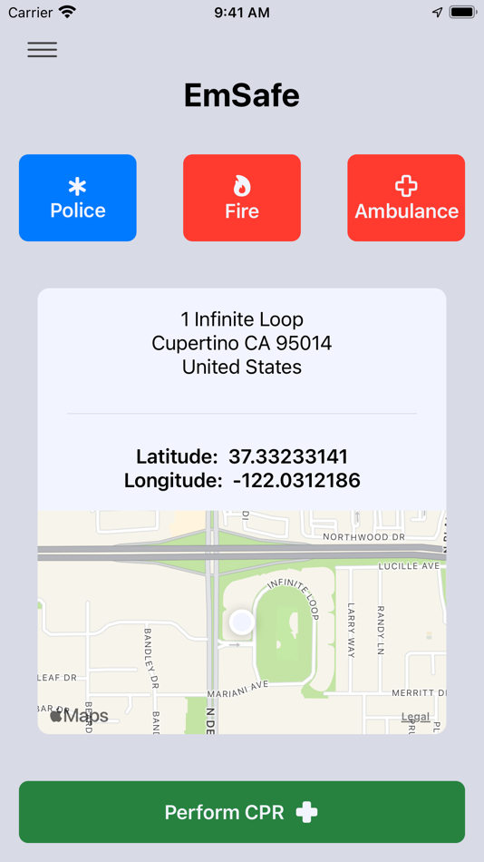 #6. EmSafe - Emergency Travel App (iOS) 由: Rahul Kumar