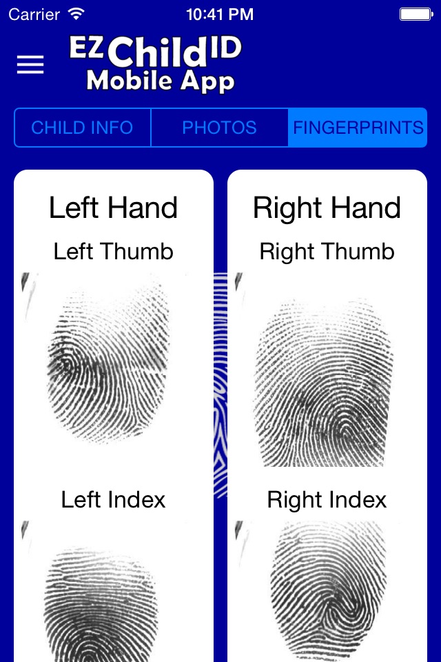 EZ Child ID screenshot 4
