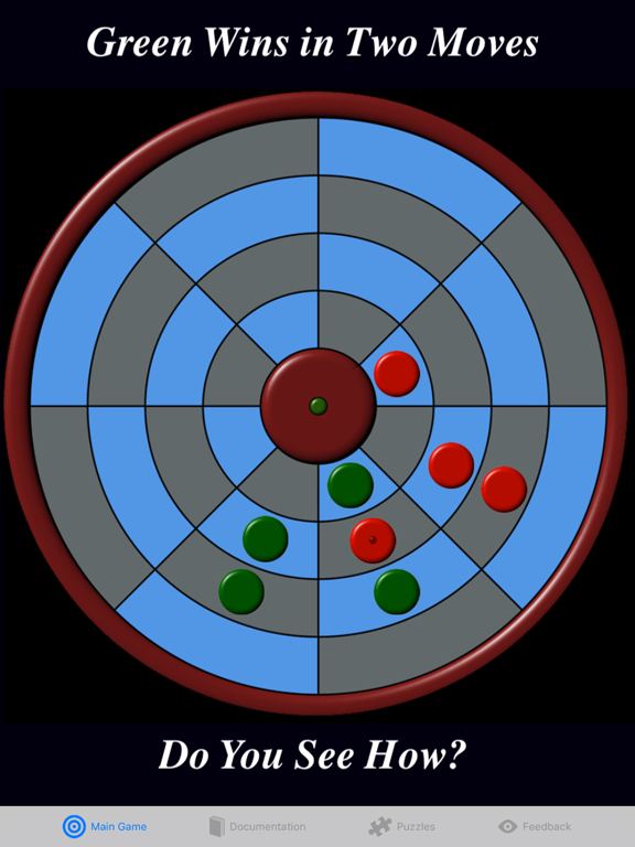 Screenshot #1 for Circular Tic Tac Toe