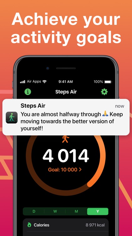 Steps Air: Step & Walk Tracker screenshot-3