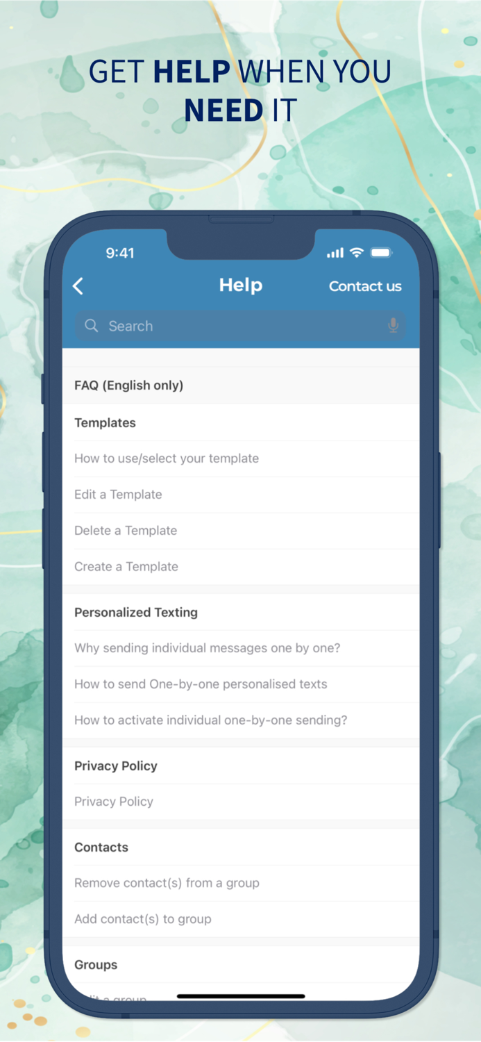 Group Text  Mass Text message