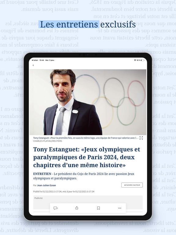 Le Figaro Sport: info résultat iPad screenshot 7 - Sports app
