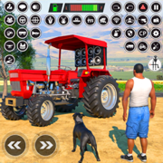 큰 트랙터 농업 게임 3D