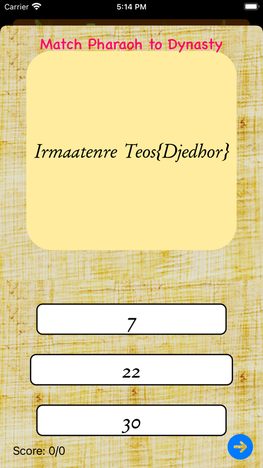 #9. Hieroglyph FlashCards (iOS) 由: Aviametrix, LLC