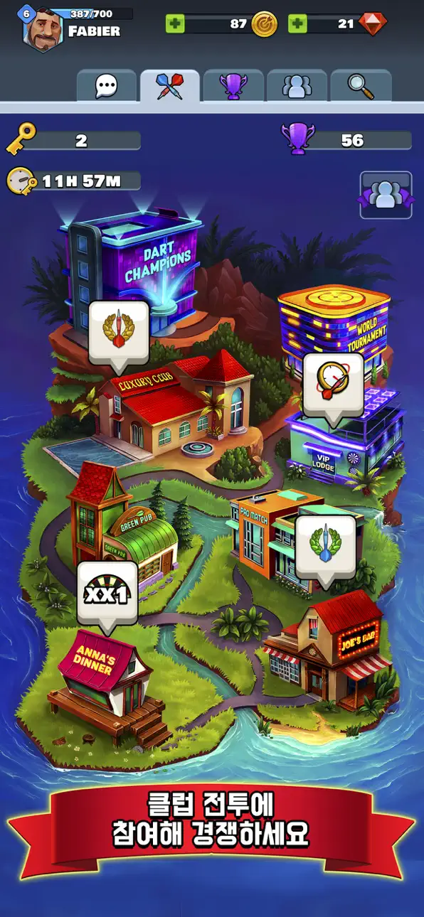 Darts Club iOS Mod IPA [ Debug Menu ] screenshot 5 - iOS game interface