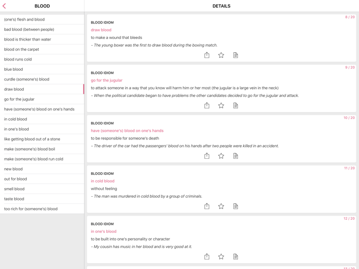 Sports Body idioms in English