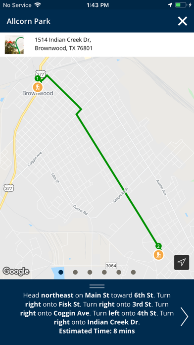 Visit Brownwood, TX! Screenshot