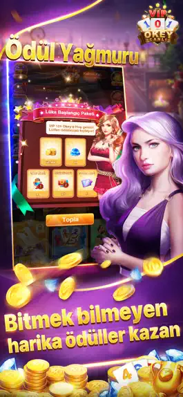 Game screenshot VIP 101 Okey Canlı apk