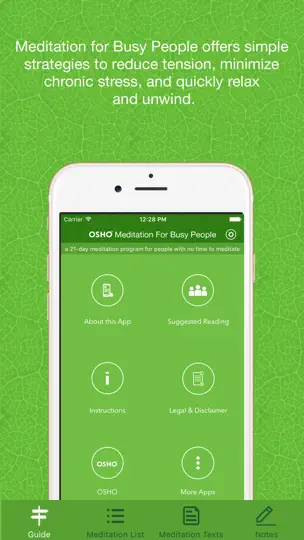 Captura de pantalla de Meditation For Busy People en iPhone 2