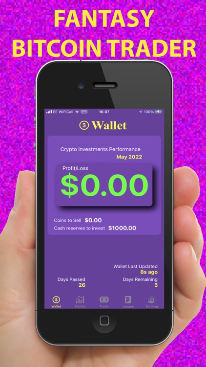 Fantasy Bitcoin Trader