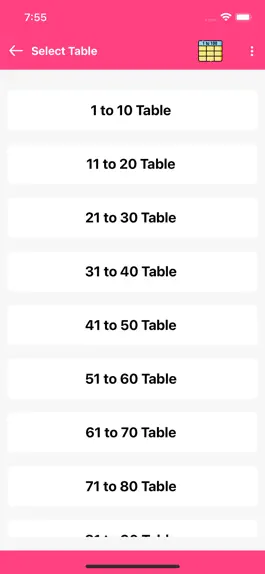 Game screenshot Tables 1 to 100 offline mod apk