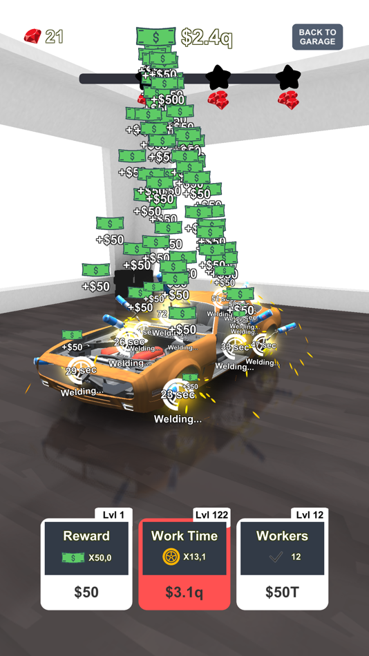 #3. Idle Car Tuning: car simulator (iOS) Podle: MOONEE PUBLISHING LTD