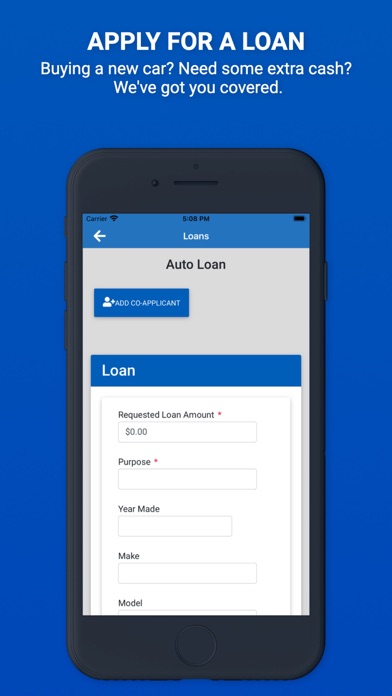Lion's Share FCU Mobile App Screenshot