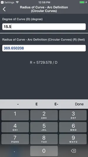 Highways & Roadwork Calculator screenshot 2