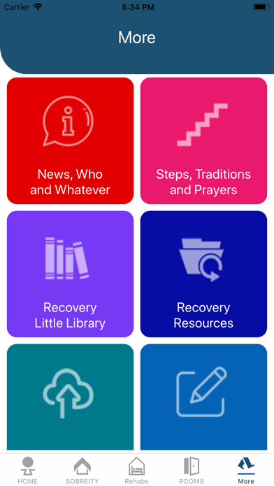 zSober:AA Meetings, Rehab Screenshot