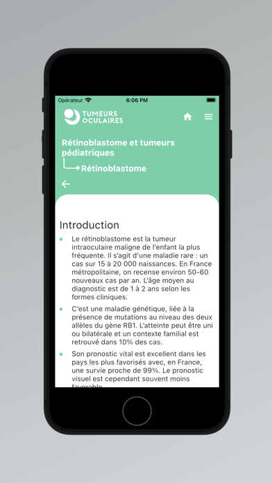 Tumeurs Oculaires Screenshot