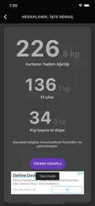 Kurbanlık Kilo Hesaplama PRO screenshot #4 for iPhone