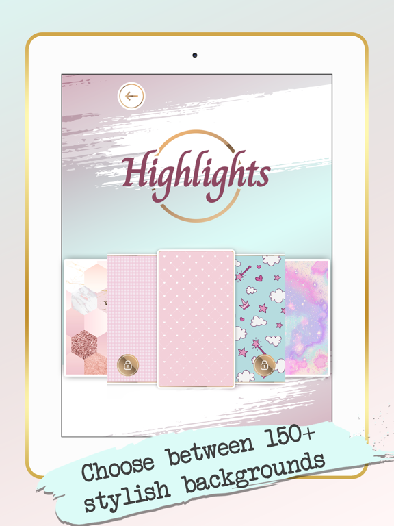 Screenshot #5 pour Highlight Cover Story Désign