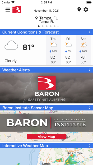 Baron Critical Weather Screenshot