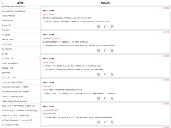 Screenshot #4 pour Legal Number idioms in English