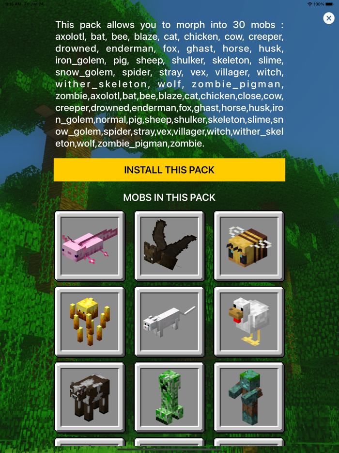 Morph Mod - Mods for Minecraft