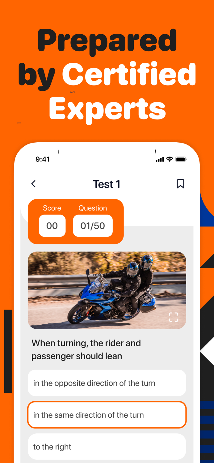 Motorcycle License Test Prep