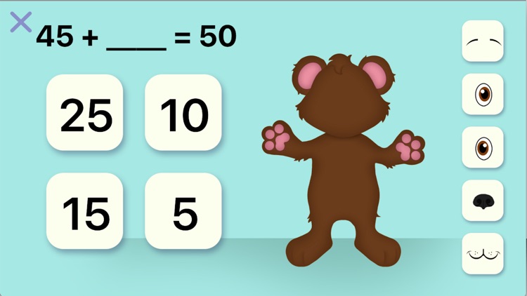 Teddy Bear Math - Add to 50