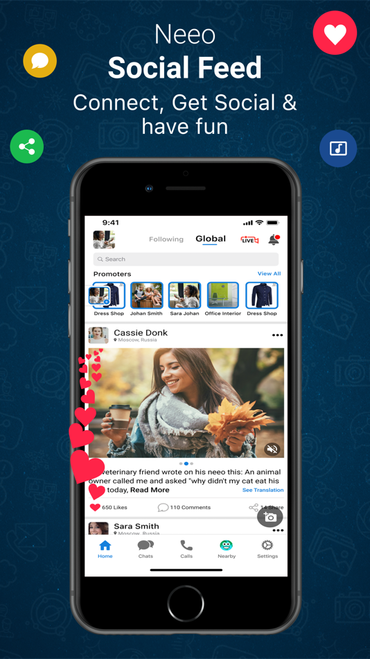 #3. Neeo Messenger with Translator (iOS) 由: POWERFULPAL, LTD