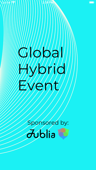 Jublia Global Hybrid Event Screenshot