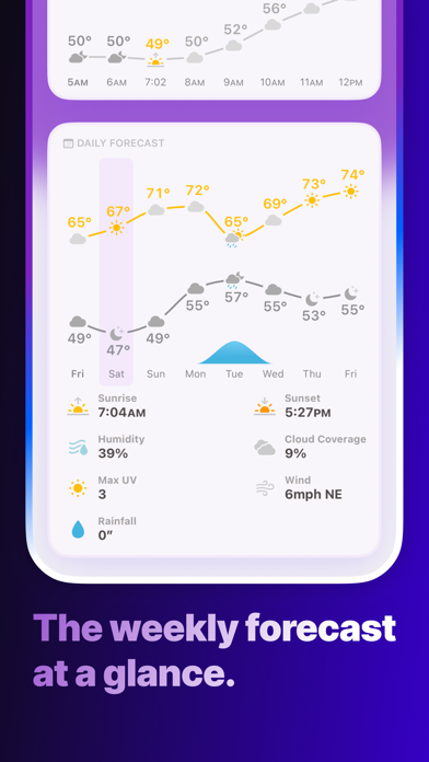 Mercury Weather Screenshot