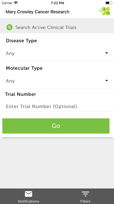 Mary Crowley Cancer Research Screenshot