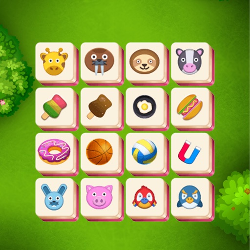 Cartoon square match