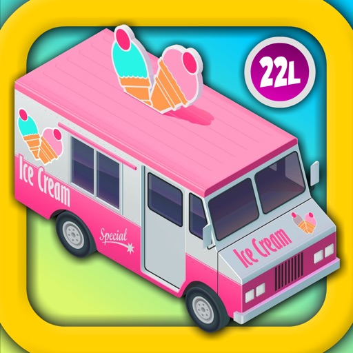 Ice Cream & Fire Truck Games Icon