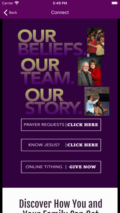 White Oak Worship Center Screenshot