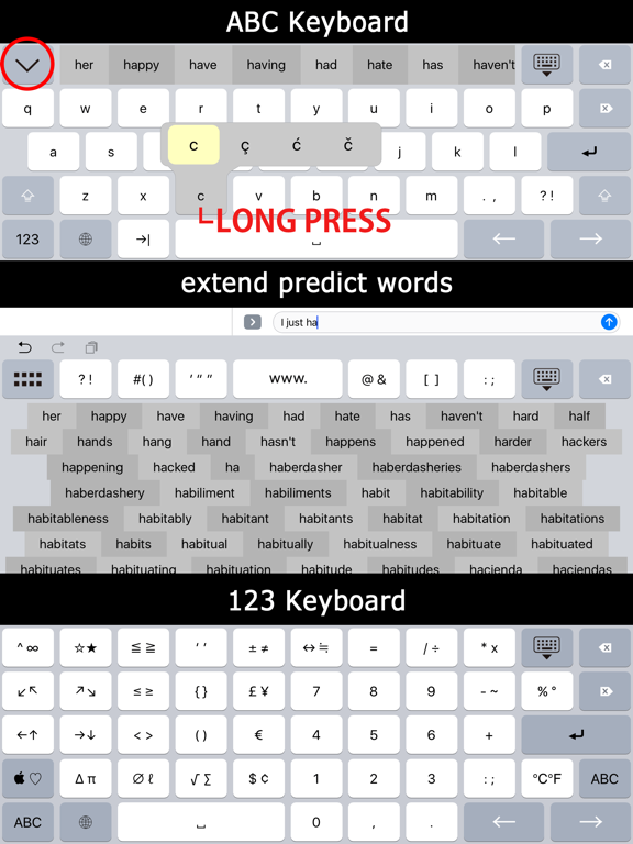 Screenshot #4 pour K4us English Keyboard