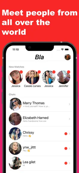 Game screenshot Bla - Private Chat and Dating apk