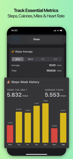 ‎Health Widget: Steps Counter Screenshot