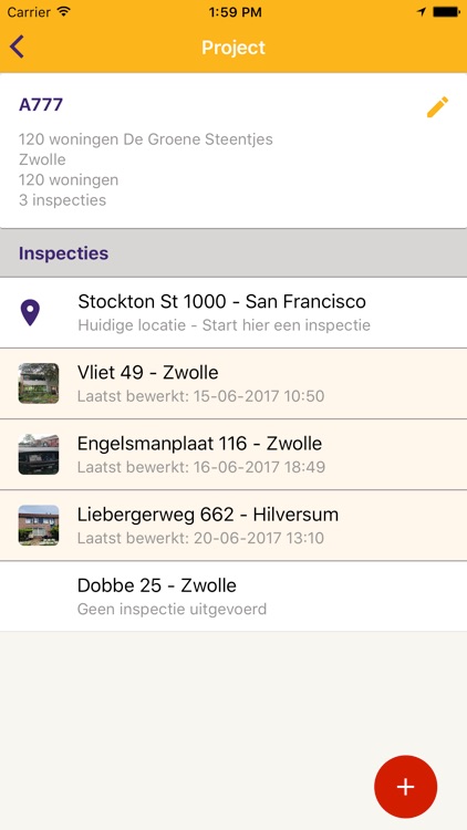 Inspectieapp Renovatieplanner