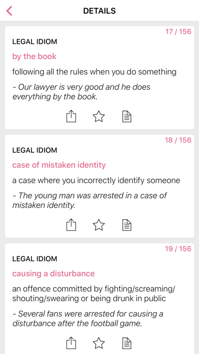 Business - Legal idioms Screenshot