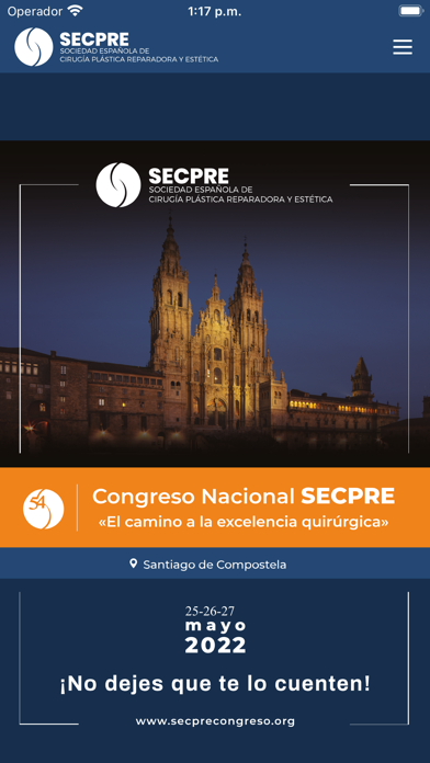 54º Congreso Nacional SECPRE Screenshot