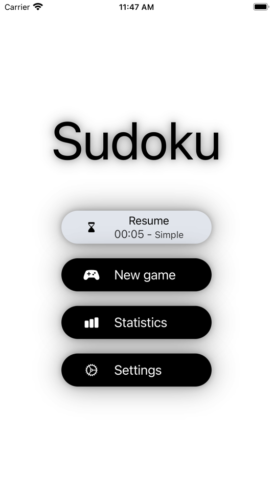 #1. sudoku 数独游戏 classic game (iOS) 由: 楠 唐
