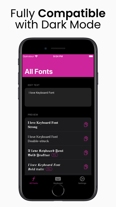 Fonts+: Keyboard Font Text Art Screenshot